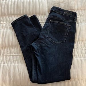 AG The Farrah Skinny Crop, high-rise